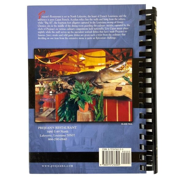 Prejeans Cookbook Simply Cajun Simply Delicious 2004 First Printing Spiral Bound - Picture 3 of 13
